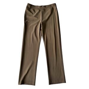 Boston Proper Taupe Elastic Waist Pull-On Pants Women Large